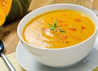 soupe au potiron sans glutin